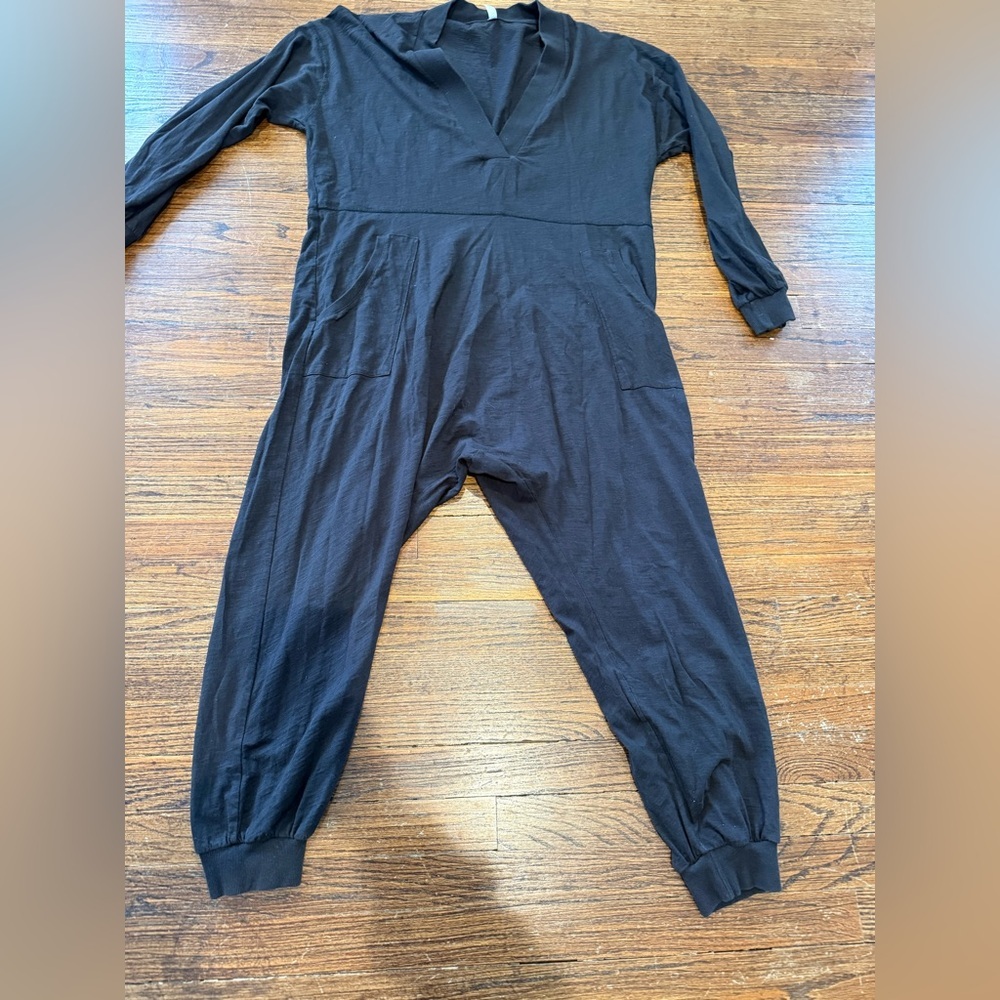 black Free People "Just Because" Long-sleeve jumpsuit - Picture 6 of 10